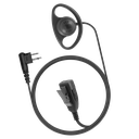 1-Wire D-Ring Earpiece with 2 Lines Out Bottom of PTT/Mic - ECO Line
