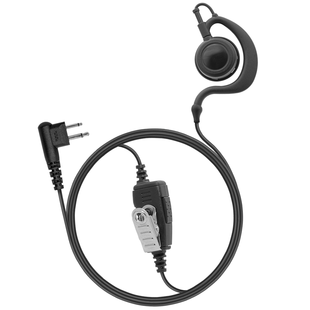 [EHLG1W-M12] 1-Wire Ear Hook Large Earpiece (Motorola - M12)