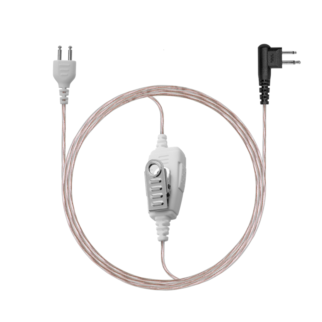 [SL1WW-M14] 1-Wire SnapLock Earpiece Base - White (Motorola - M14)