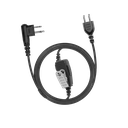 1-Wire SnapLock Earpiece Base with Braided Fiber Cloth