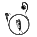 1-Wire Swivel Earpiece with 2 Lines Out Bottom of PTT/Mic