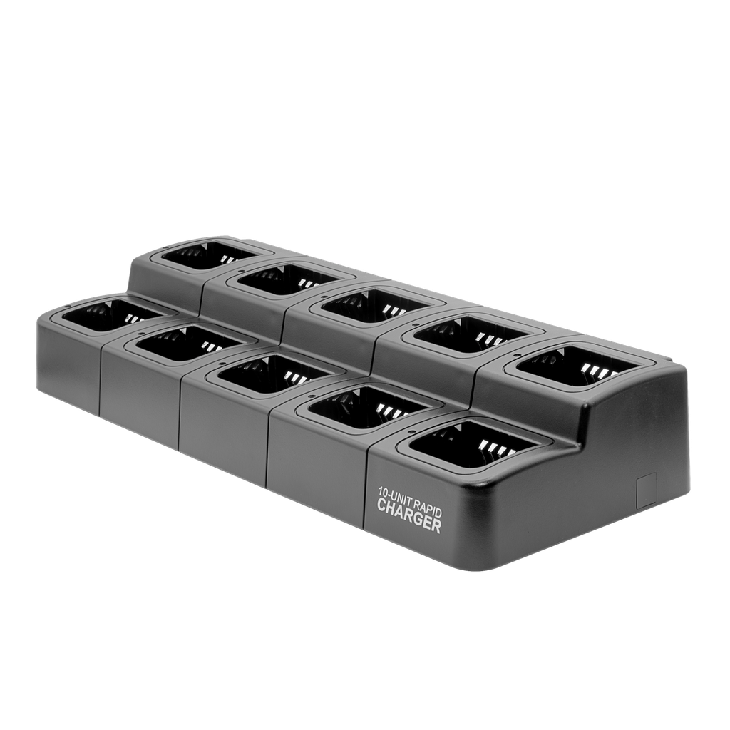 [CH10BK-NX1000] 10 Bank Charger for Kenwood NX1000 Series Radios & Batteries