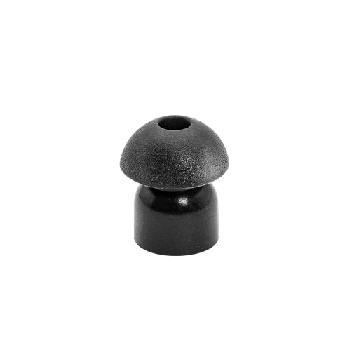[ETIP-B10] Black Ear Tips for Acoustic Tube Earpiece - 10 per Pack (10)