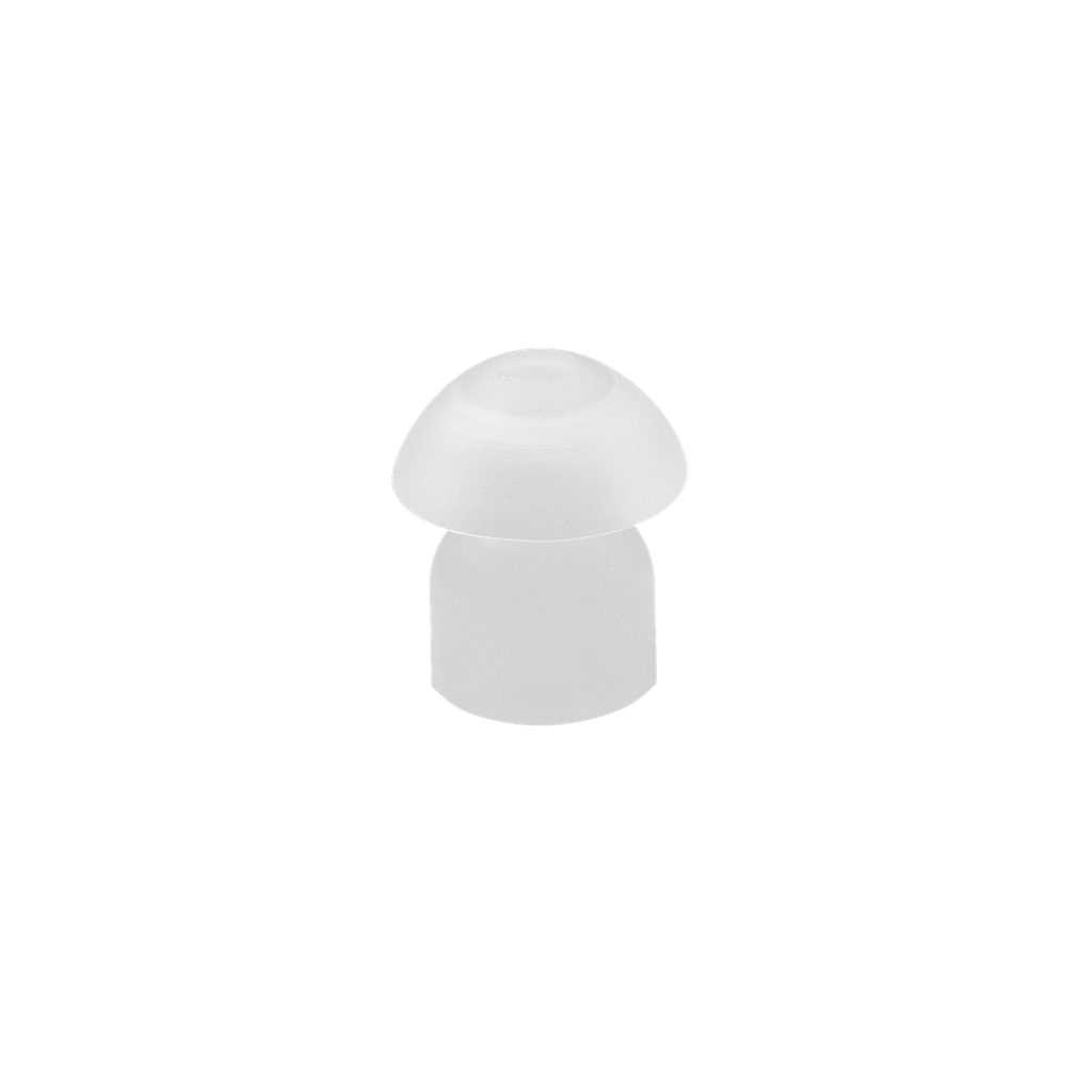 [ETIP-C10] Clear Ear Tips for Acoustic Tube Earpiece - 10 per Pack (10)