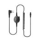 Detachable Coil Cable with Inline PTT for HS1, HS3, HS3G, HS5, HS7 & HS9 Headsets