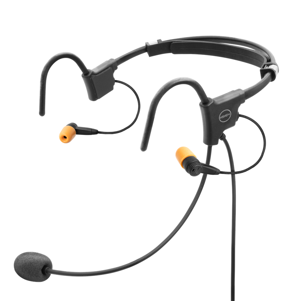 [HSHD+IEF-M12] In-Ear Lightweight Headset with Hi-Def Speakers & Noise Cancelling Mic (Motorola - M12)