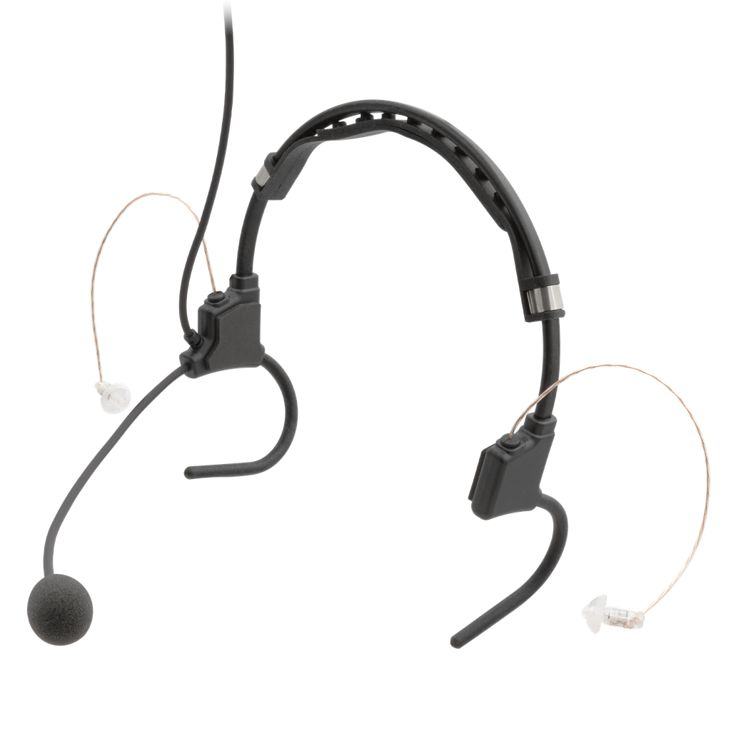 Lightweight Behind Head Hi-Def In-Ear Headset - Wireless PTT Capable
