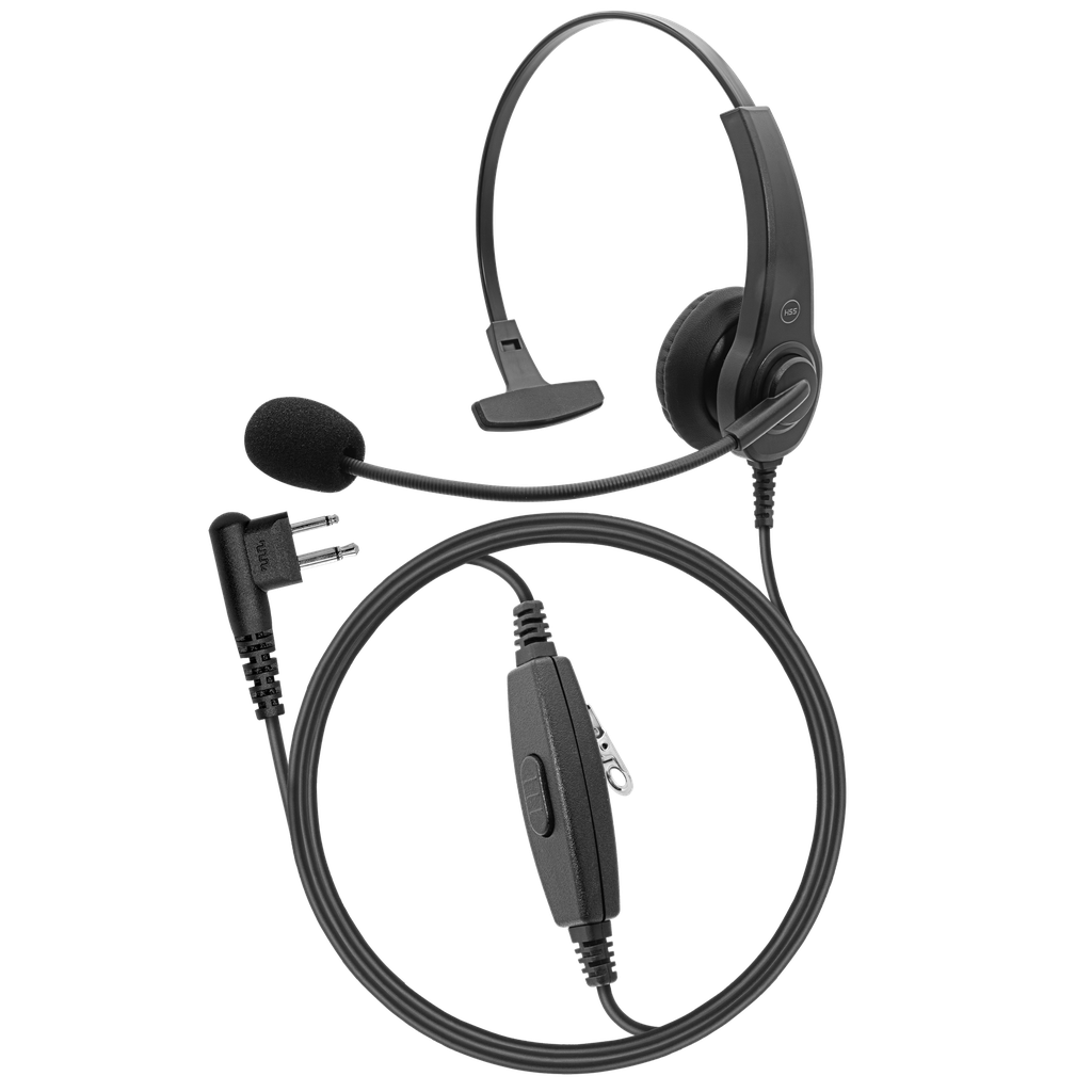 [HSS-M12] Lightweight Single Muff Headset with Boom Mic (Motorola - M12)