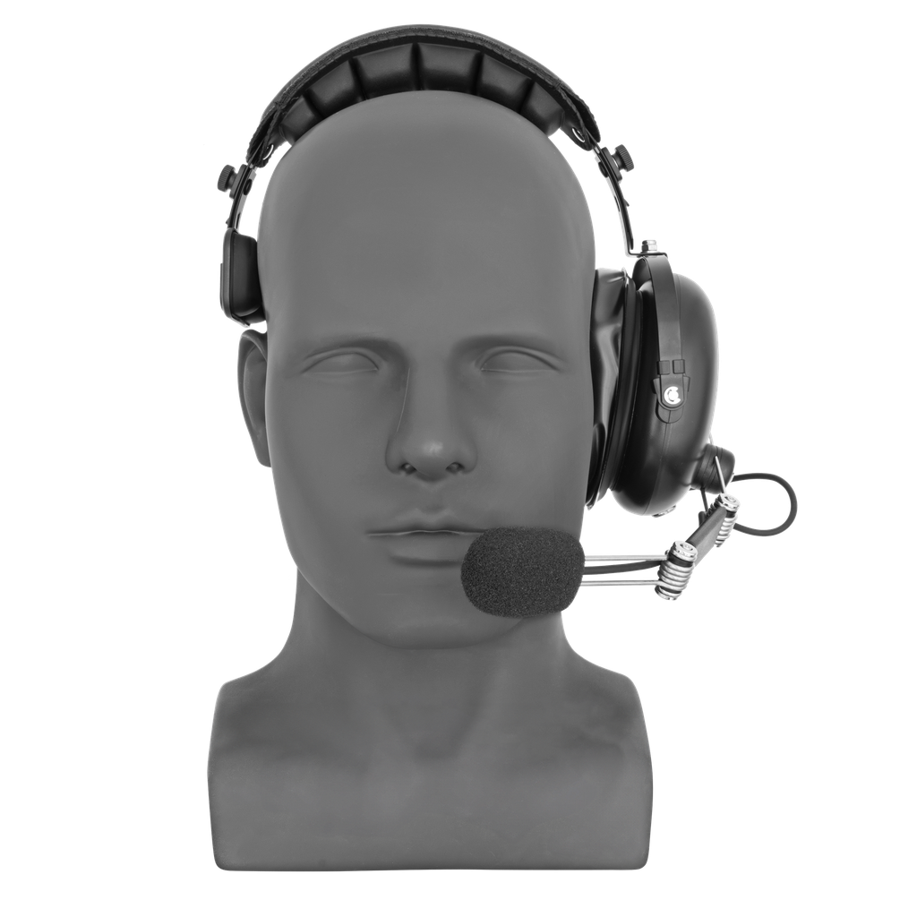 Over the Head Single Muff Headset