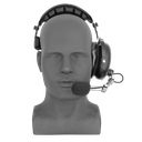 Over the Head Single Muff Headset