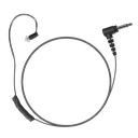 MicroSlide Black - HDIE Receive-Only Radio Earpiece