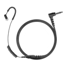 MicroHDIE Braided Black - HDIE Receive-Only Radio Earpiece