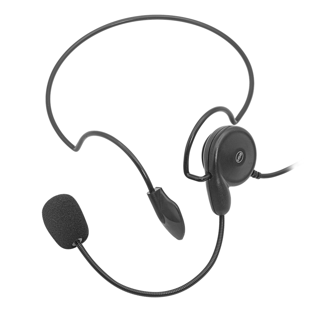 [HSB-M12] Ultra-Lite Behind the Head Headset with Boom Mic (Motorola - M12)