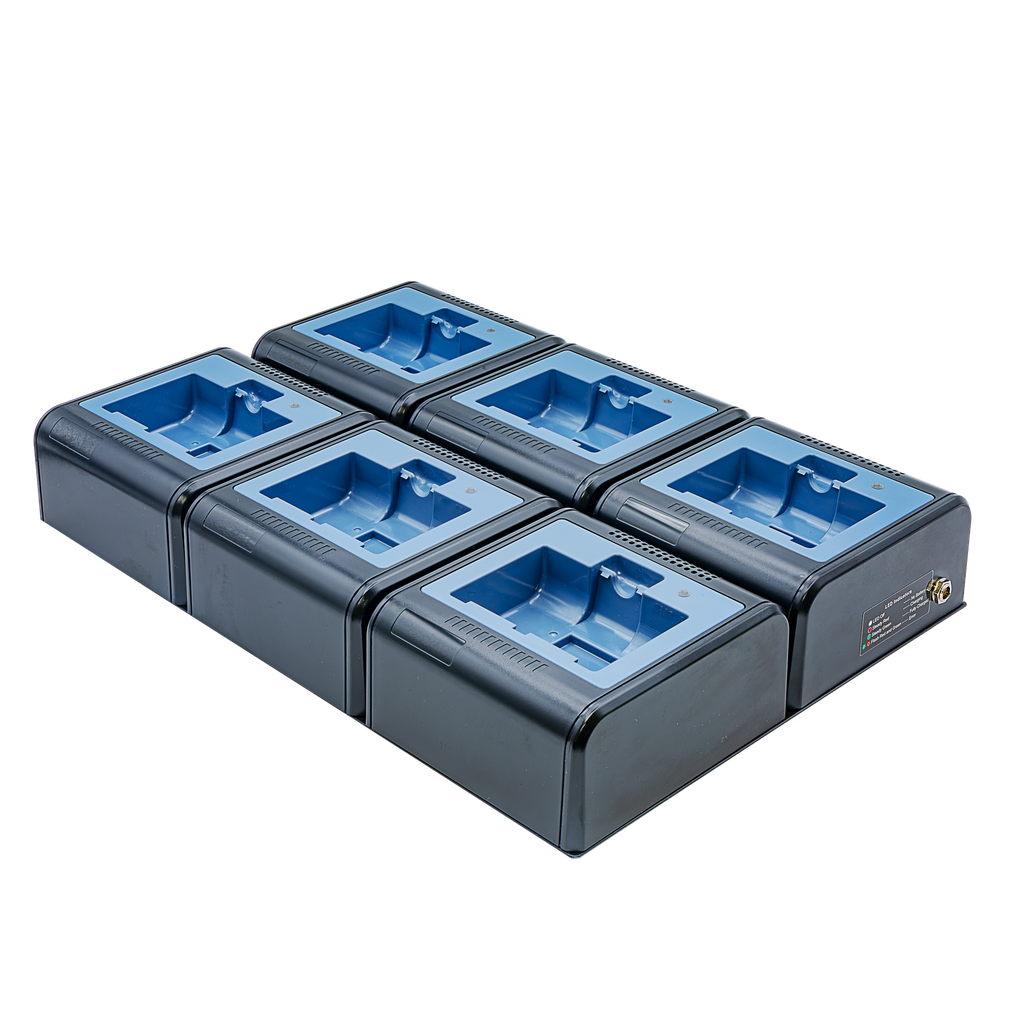 6-Unit Battery Charger for ZQ600 Series Printer