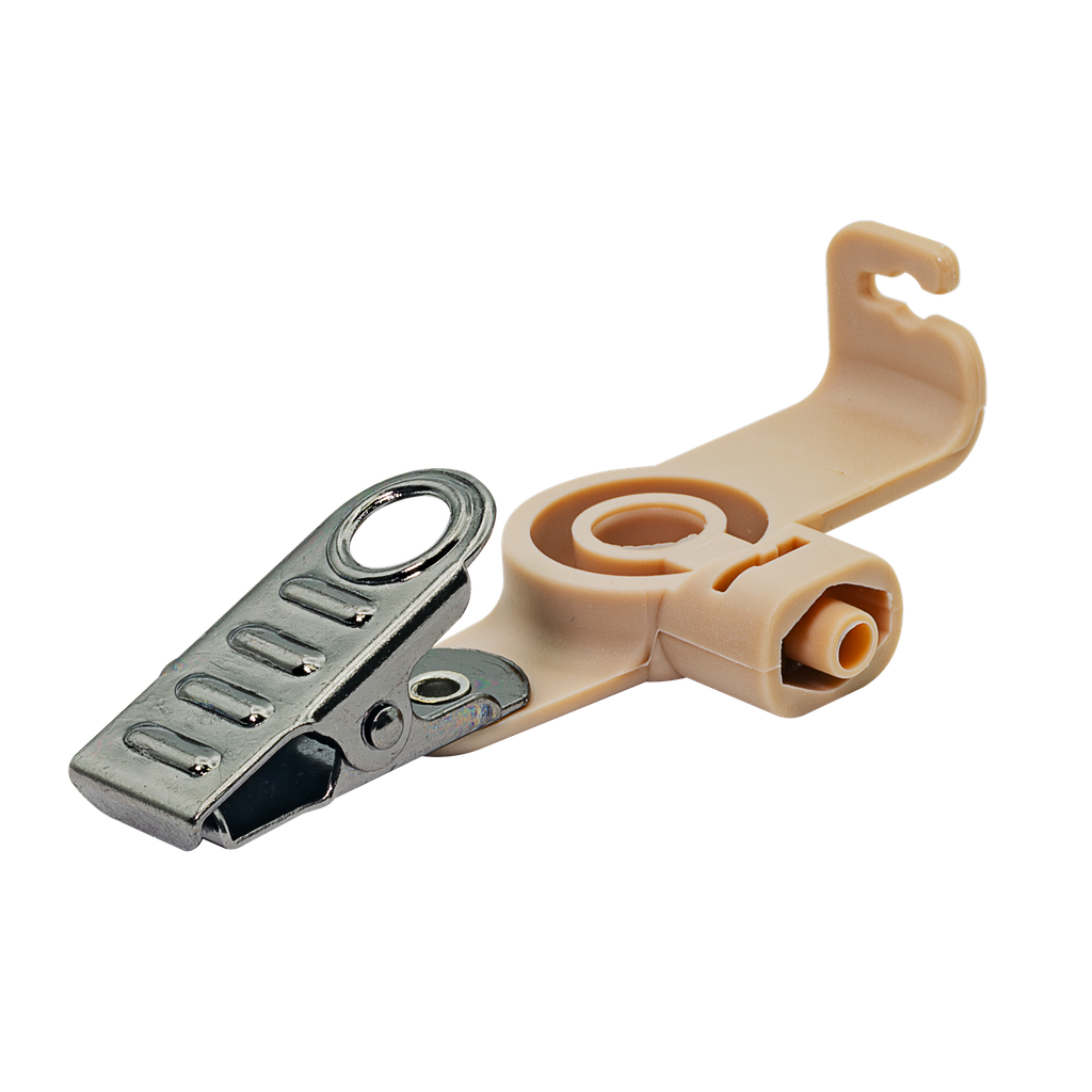 Acoustic Speaker & Clip Bracket - White