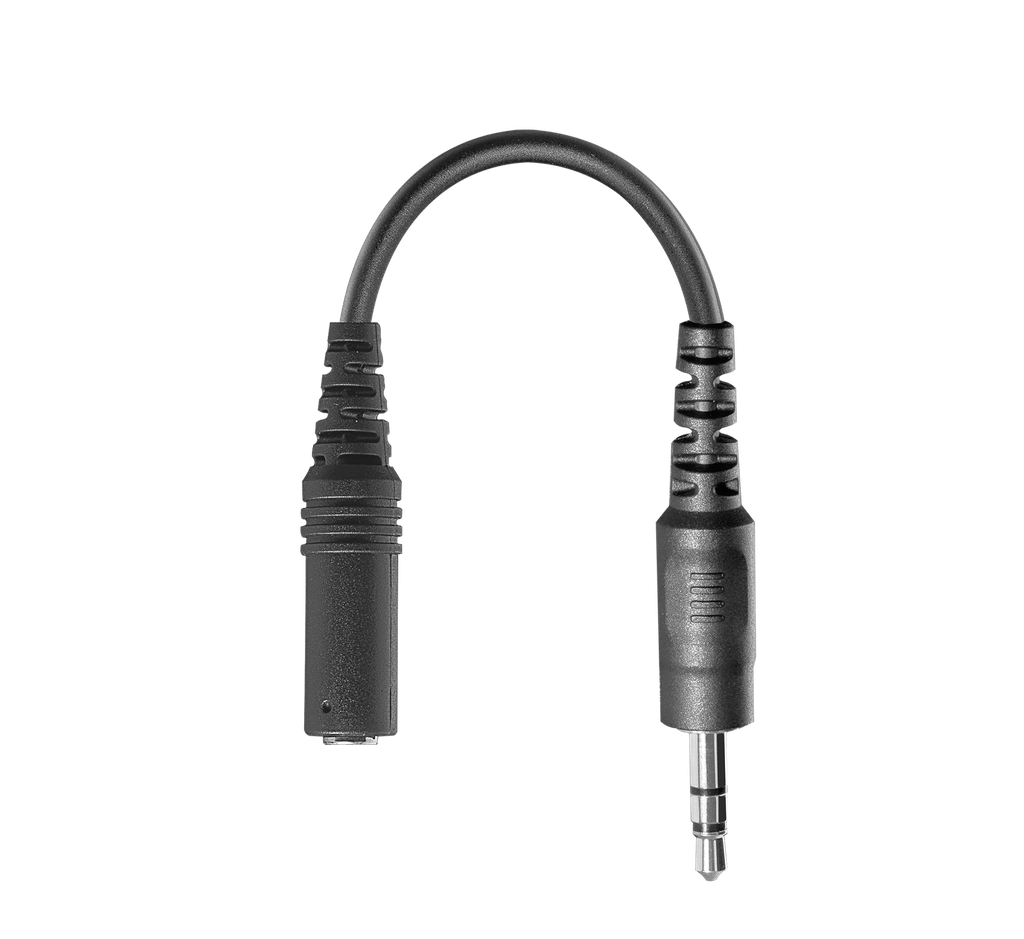 Adaptor for 2.5mm Female to 3.5mm Male Connector