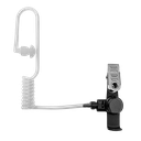 B4CLIPB, clear Tube, 3 clear Eartips, Blk Speaker