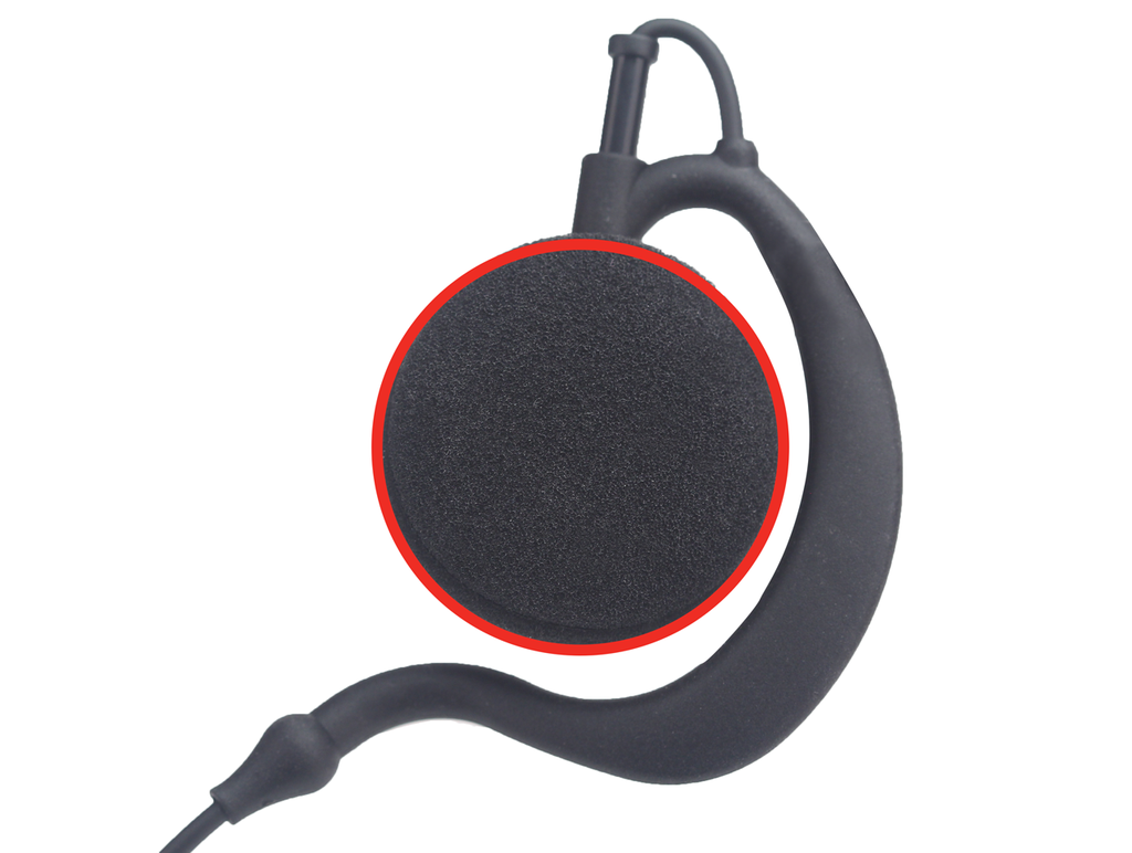 Ear Hook Large Earpiece Pad - 10 Pack