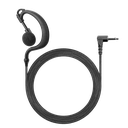 Receive-Only Ear Hook with Braided Fiber Cloth