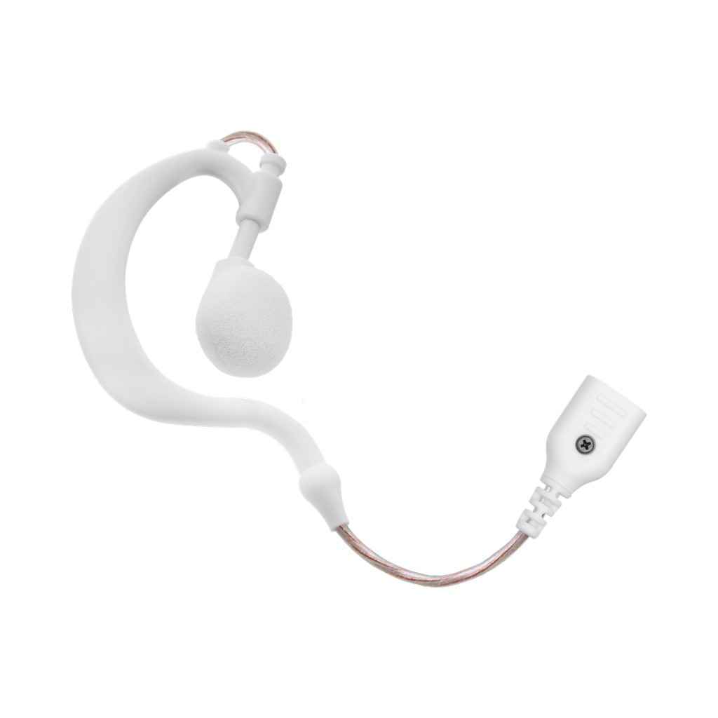 SnapLock Ear Hook Earpiece - White