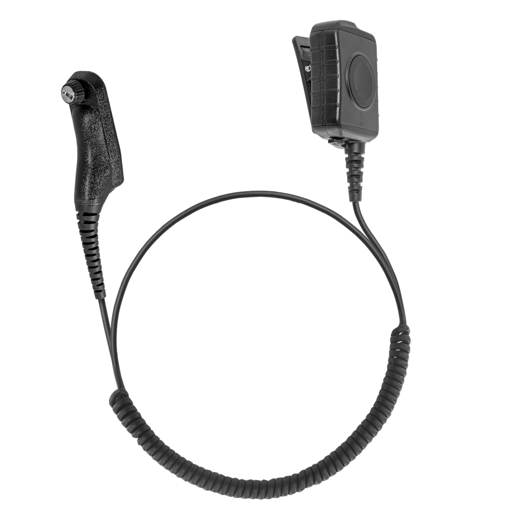 [LPTTCAB-M12] Inline Large PTT / Mic with 3.5mm jack (earphone) and 2,5mm jack (external PTT) (Motorola - M12)