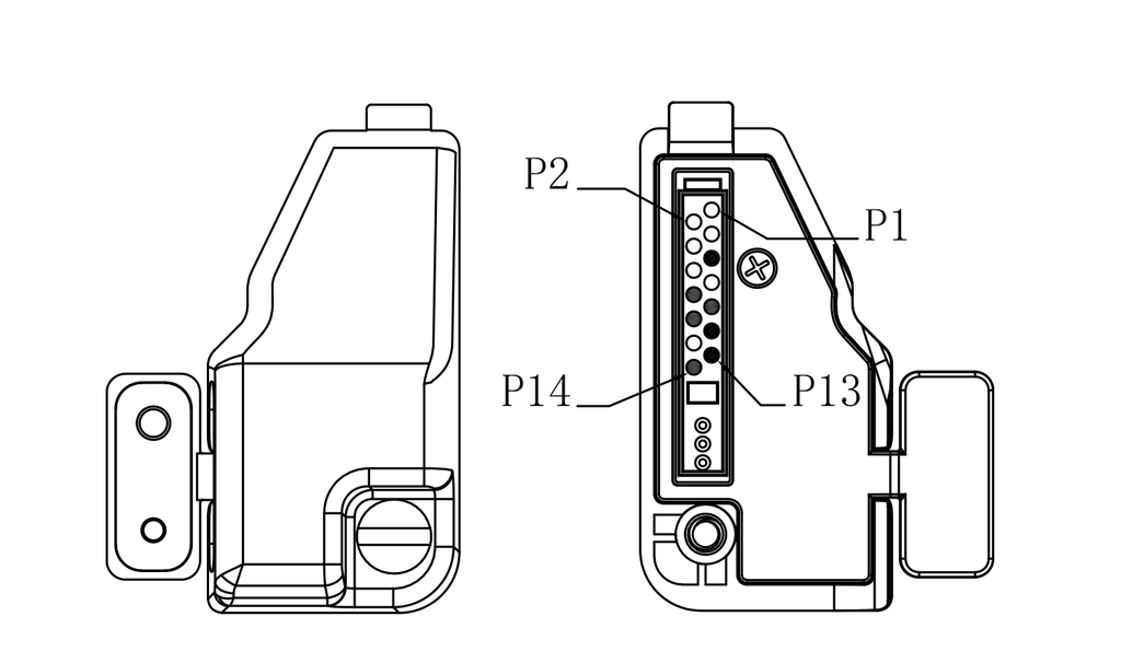 Adaptor for Kenwood Multi-Pin with 2-Pin