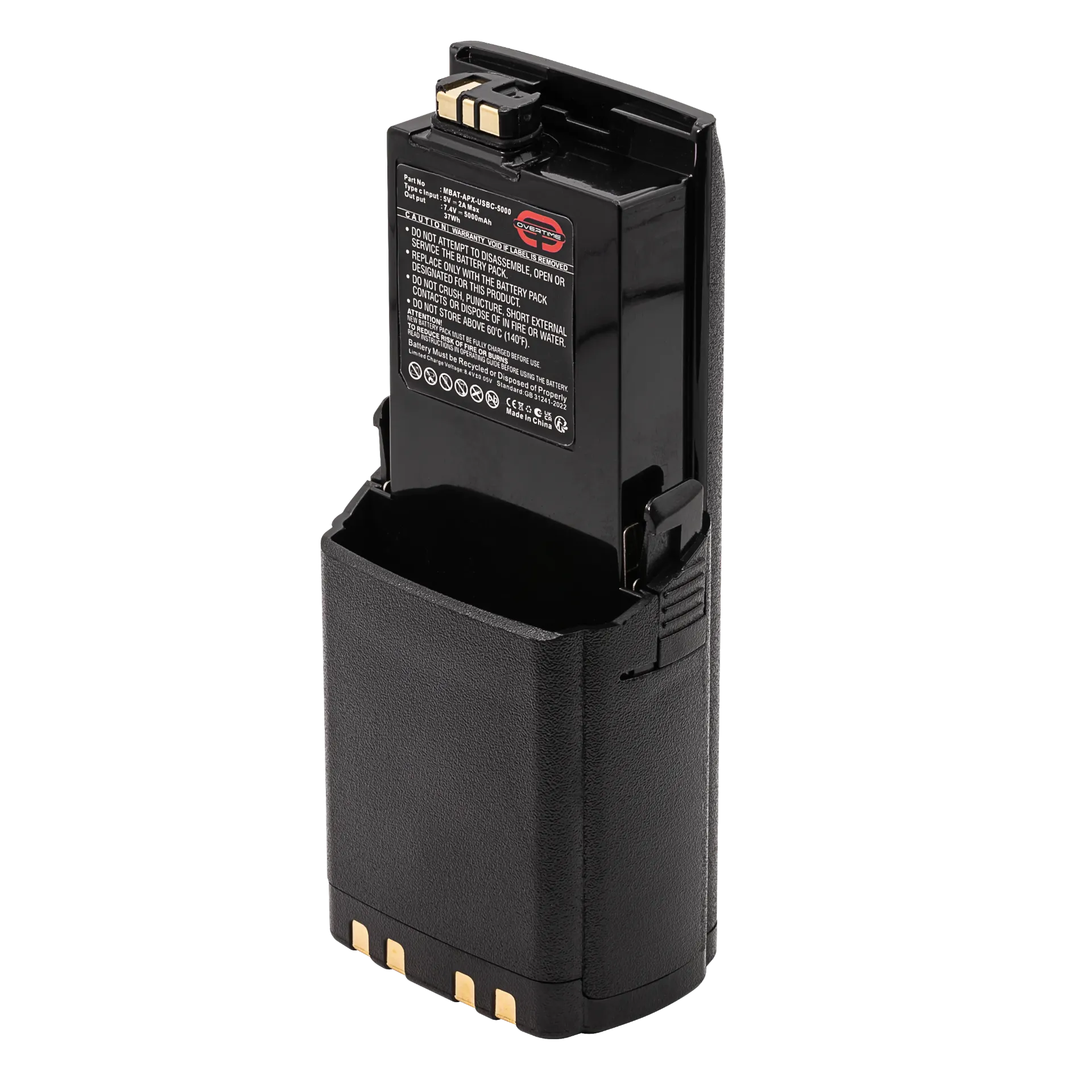 [MBAT-APX-USBC-5000] Li-Ion Battery for Motorola APX Radios, 5000mAh, USBC