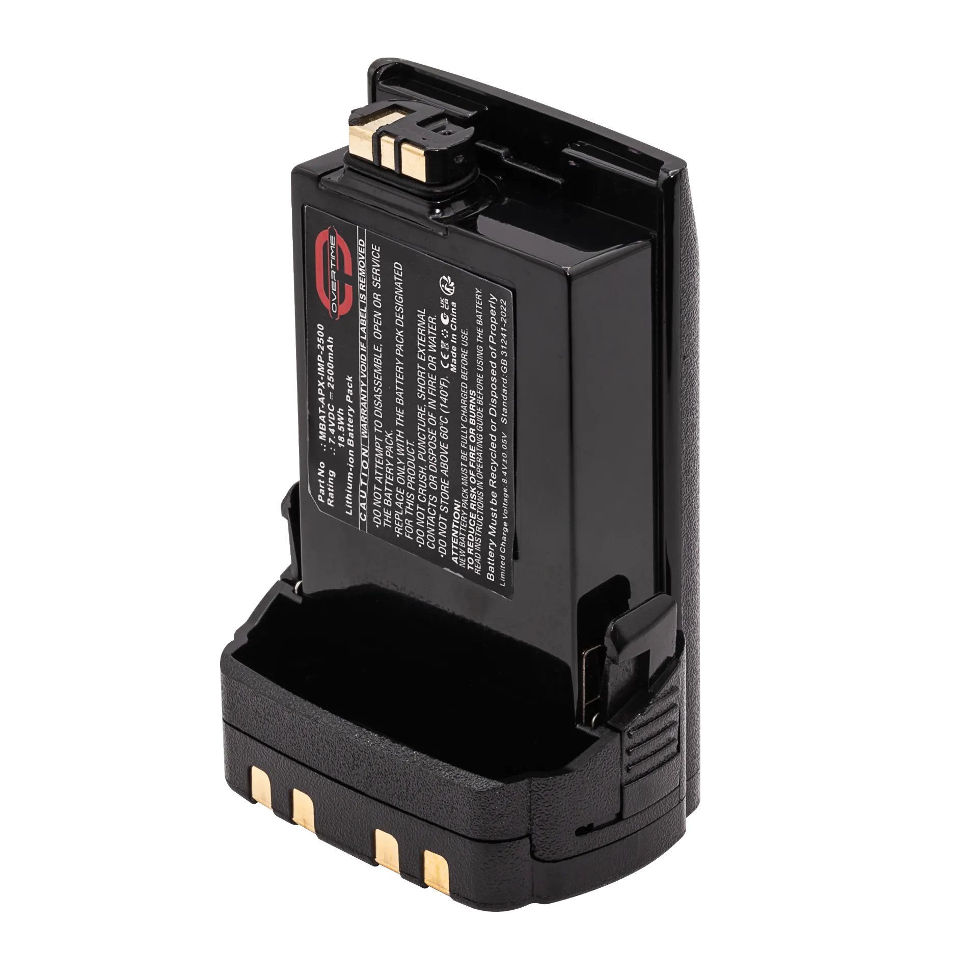 [MBAT-APX-IMP-2500] Li-Ion Battery for Motorola APX Radios, 2500mAh, Smart