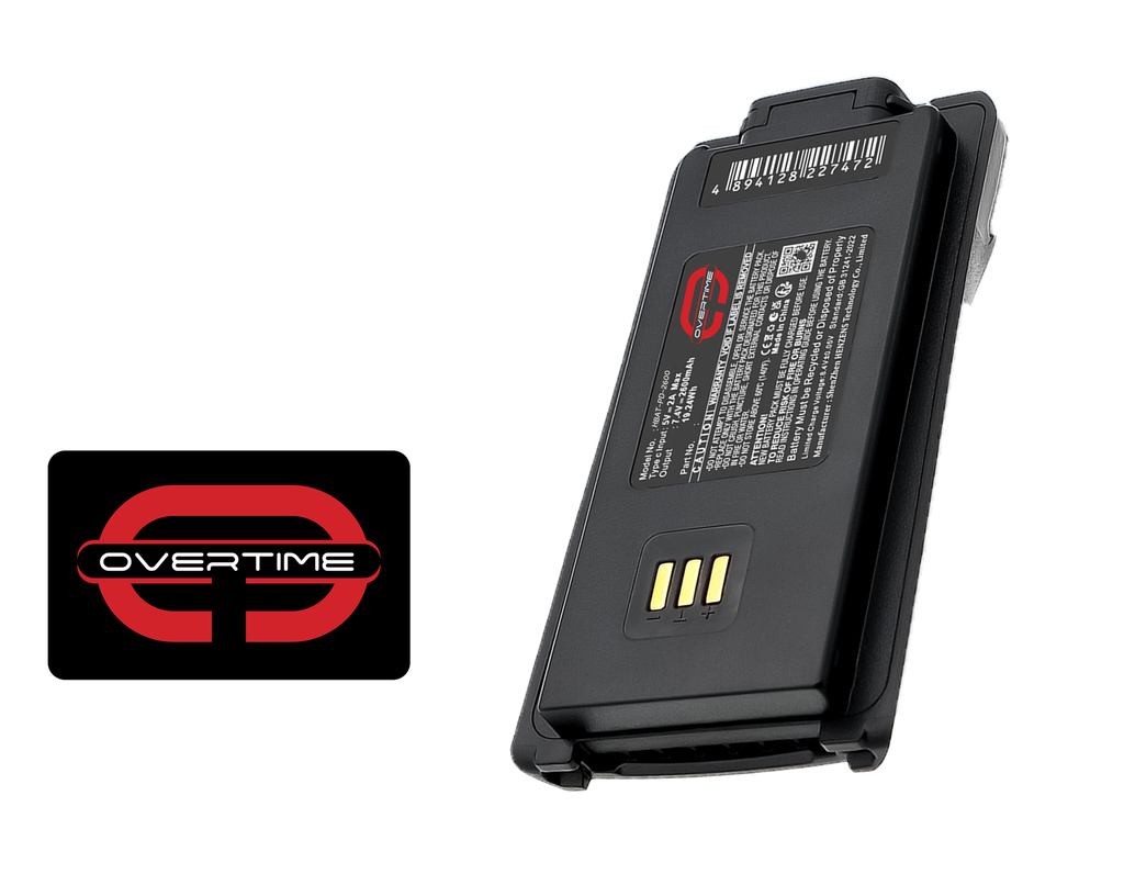 Li-Ion Battery for Hytera PD4, 5, & 6 Series Radios, 2500mAh