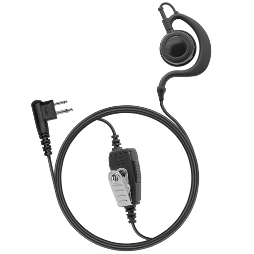 1-Wire Ear Hook Large Earpiece with Braided Fiber Cloth & USBC - Retail