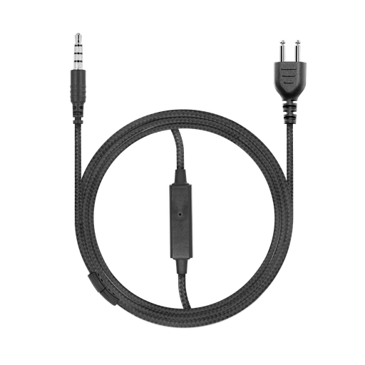 [SL+1WMIC-3.5] 1-Wire SnapLock Base with Braided Fiber Cloth & Mini Mic