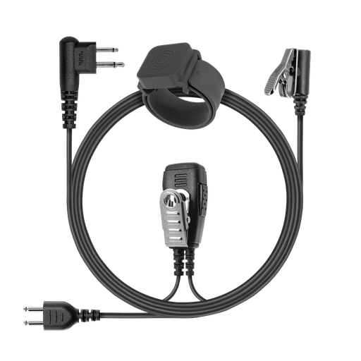 2-Wire Touch-Free SnapLock Earpiece Base with Wristband