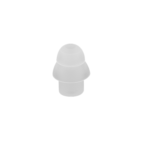 [ETIP2-C10] Clear 2 Level Ear Tips for Acoustic Tube Earpiece - 10 per pack