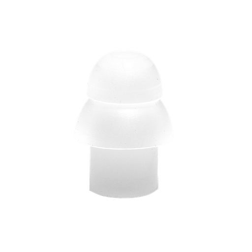 [ETIP2-C10] Clear 2 Level Ear Tips for Acoustic Tube Earpiece - 10 per pack