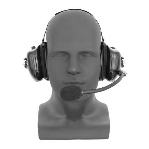 [HS8] Dual Muff Headset with PTT & Volume Control