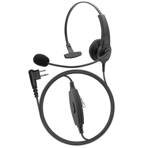 Lightweight Single Muff Headset with Boom Mic