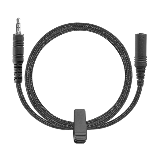 [AD+3.5F-ROS60-M1] Adaptor, Straight 3.5mm Male, with Braided Fiber Line 22" to 3.5F Connector