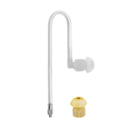 [C4TUBESET] Surgical Grade Straight Acoustic Tube - Clear