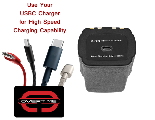 [MBAT-APX-USBC-5000] Li-Ion Battery for Motorola APX Radios, 5000mAh, USBC